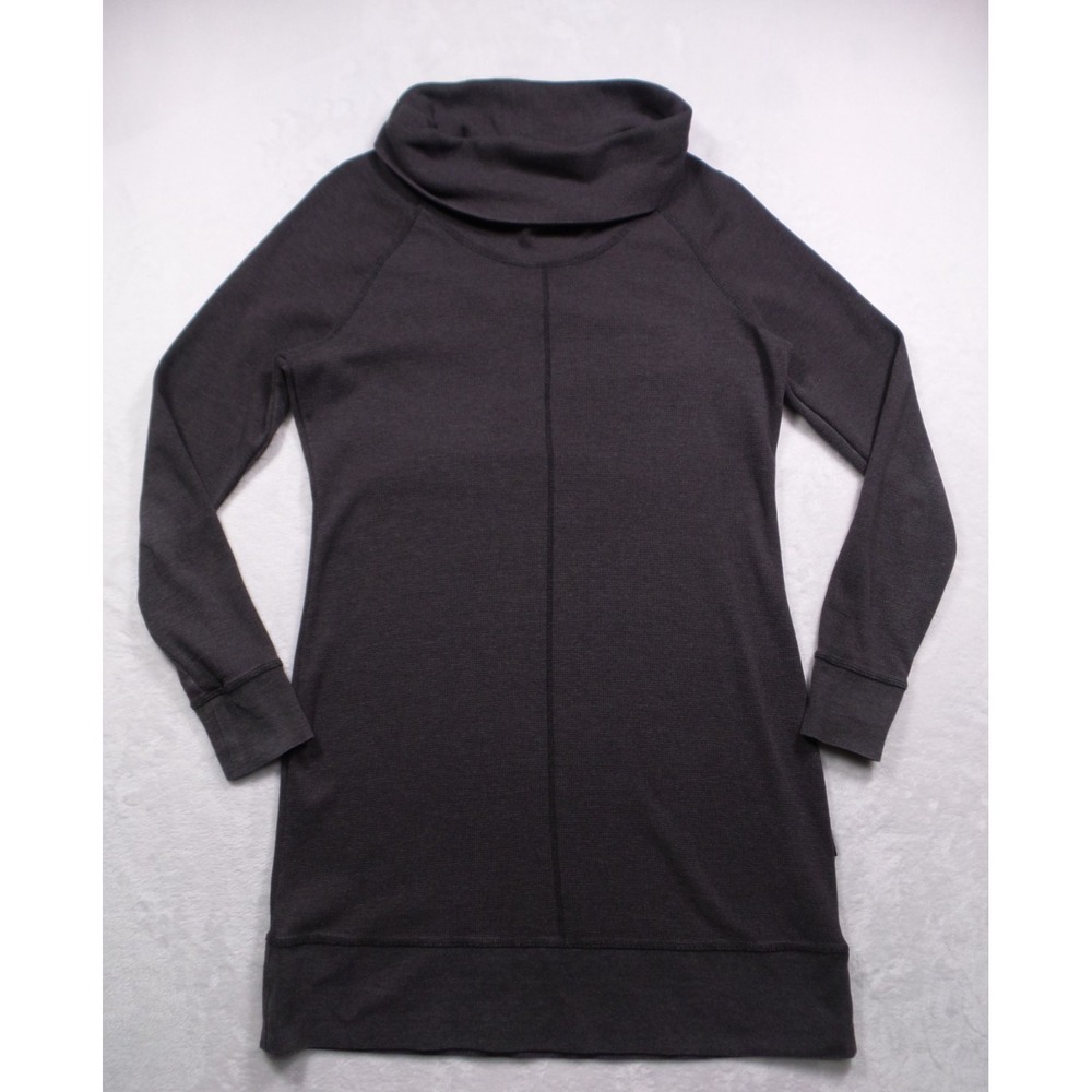 Woolrich Dress Womens Size‎ Large Gray Fairmount Waffle Knit Long Sleeve Stretch